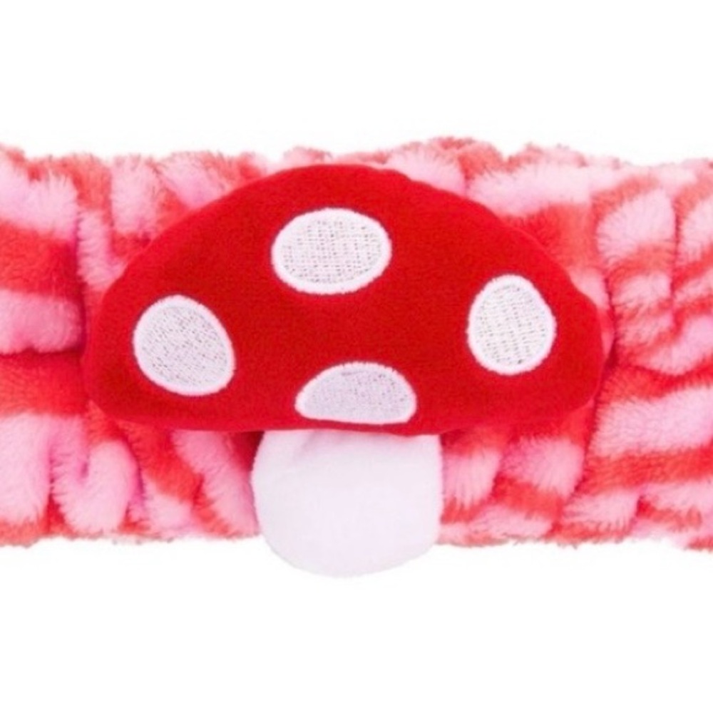 💕NWT The Crème Shop Red and Pink Mushroom Headband. Part of 3 for $25